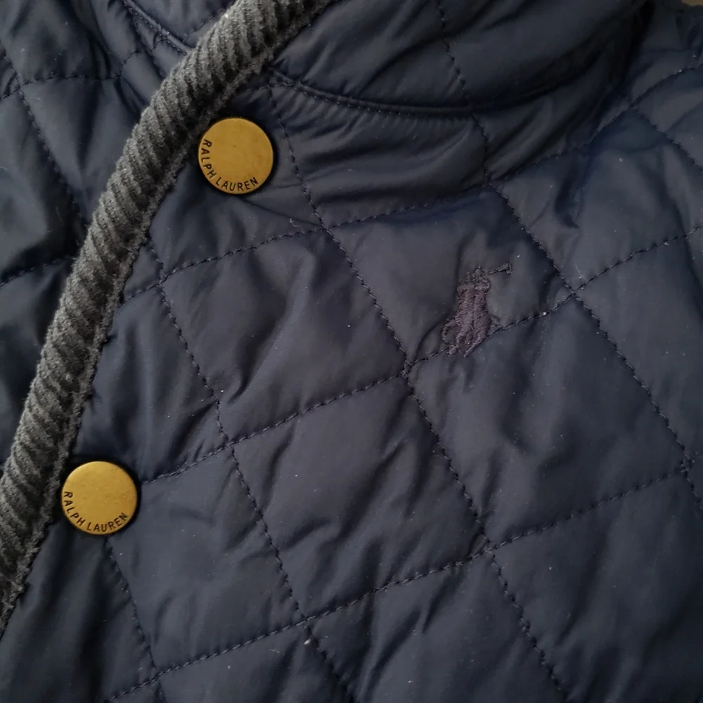 Ralph Lauren 6 Months Baby Water-Repellent Navy Quilted Hooded Barn Bunting